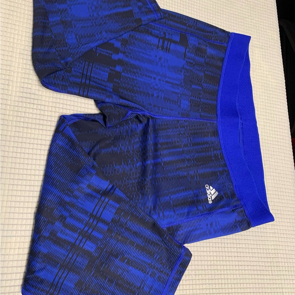 Adidas Blue Patterned Leggings